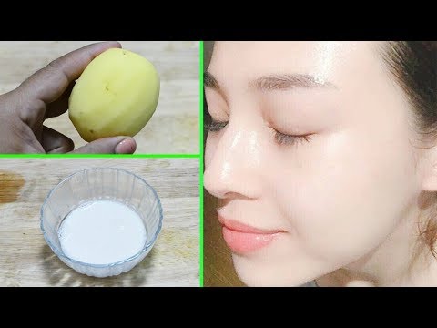 Overnight Skin Facial Whitening - Potato & Baking Soda For Overnight Skin Facial Whitening - 동영상