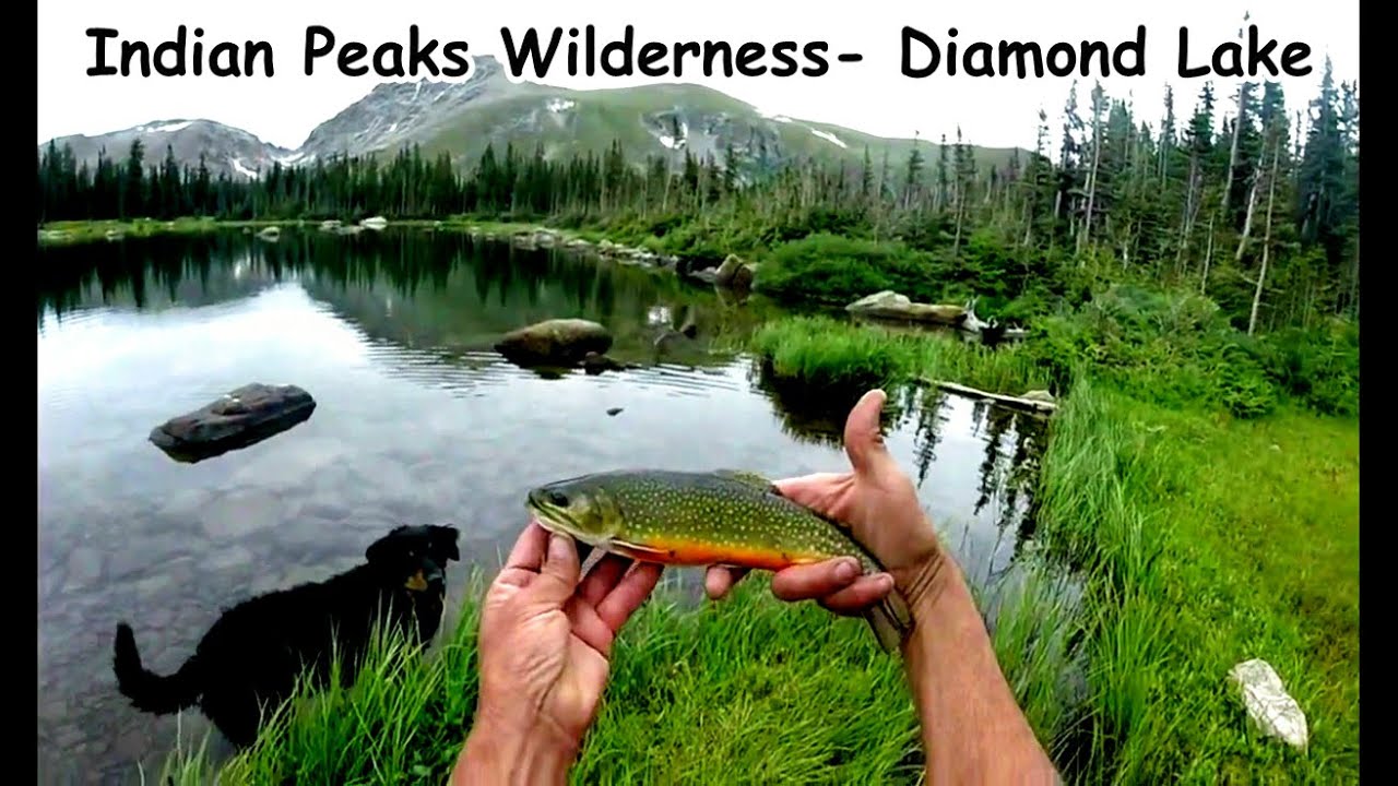 Backpacking Indian Peaks Wilderness Colorado- Diamond Lake 