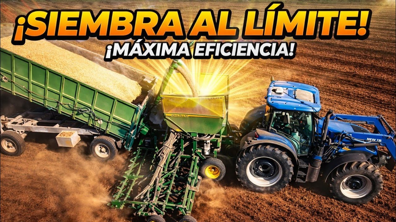 Siembra de Cebada 2025-2026 🚜 | T6.175 + Gil Airsem en Acción