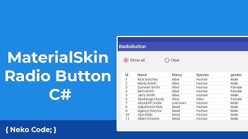 MaterialSkin Radio Button C#