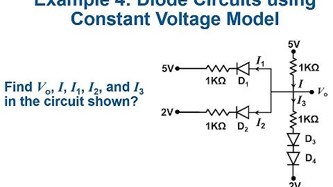 [8c] diode circuit analysis using constant voltage model