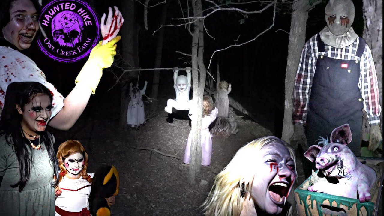 Haunted Hike at Owl Creek Farm San Antonio! A Truly Terrifying Experience! 👻