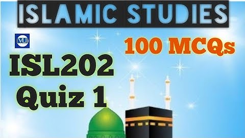 Isl202_Quiz 1_Lecture 1 to 5||Quiz 1_Solution_2024_Midterm_MCQs