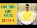 Yoga for beginners  class 1   yoga at home  daily yoga routine for beginners