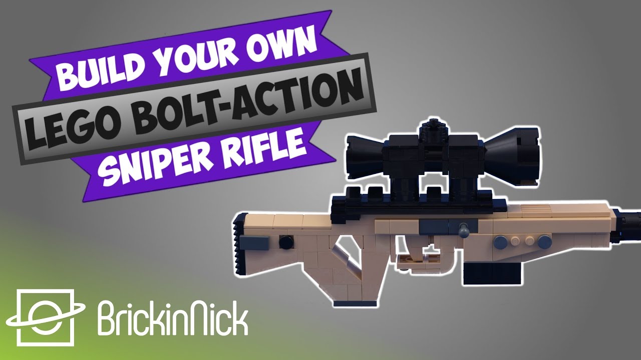 Lego Bolt Action Sniper Rifle Fortnite How To Build A Lego Bolt Action Sniper Rifle Fortnite Moc Tutorial Youtube