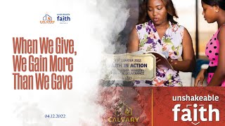 When We Give, We Gain More Than We Gave