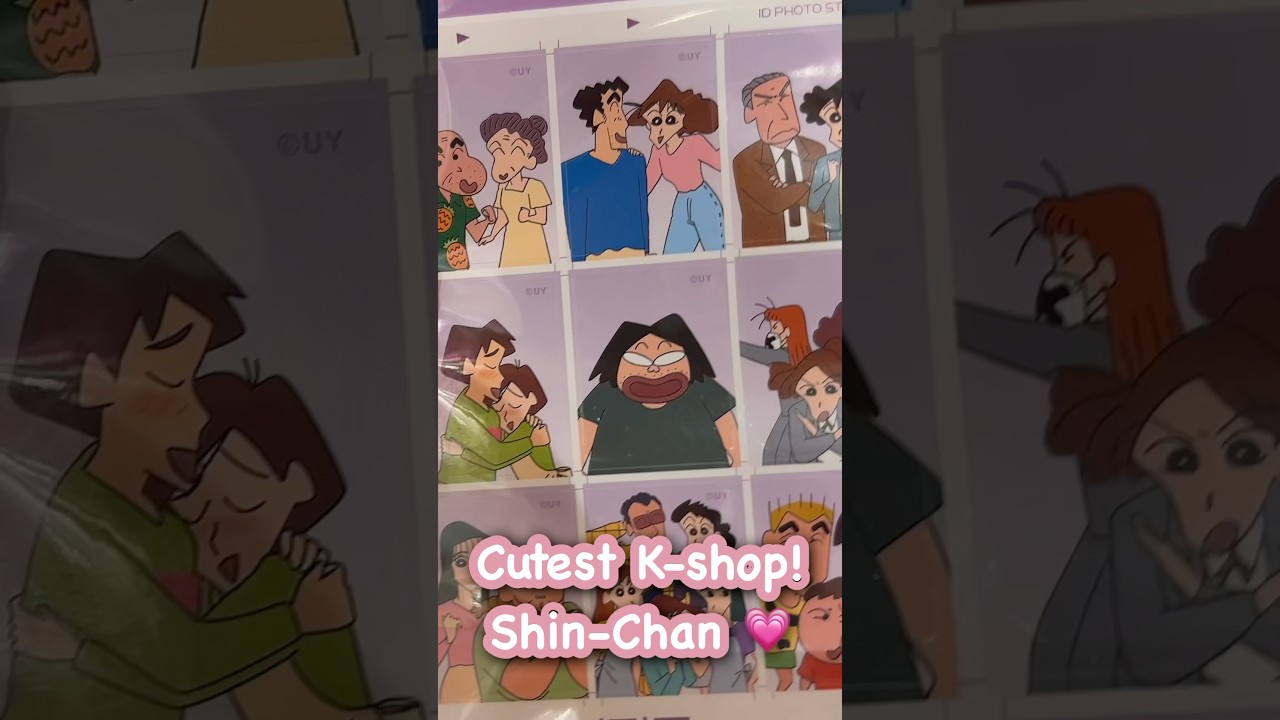 Found Crayon Shin-chan at Korea’s CUTEST Store! 💛🛍️