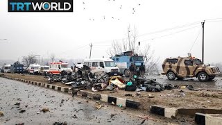 India has promised a "crushing response" to suicide bombing that
killed at least 44 soldiers in india-administered kashmir. pakistan
denied involvement...