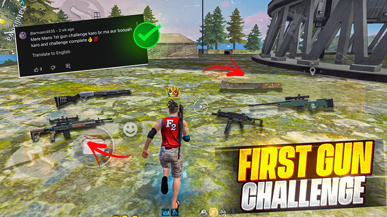 First Gun Challenge Accepted ✅ Complete???