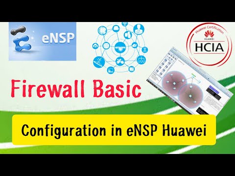 How to Use Firewall Basic Configuration and How to connect With Internet Cloud in eNSP Huawei