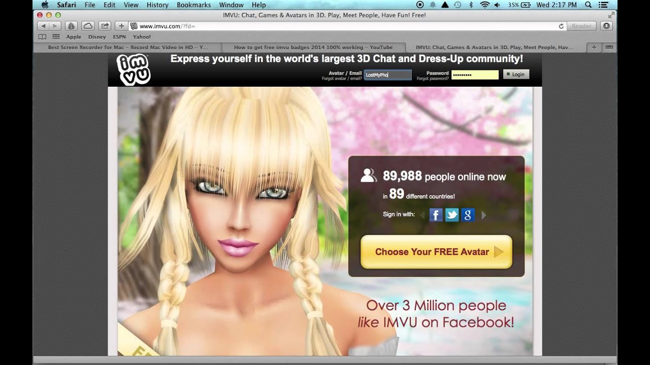 IMVU How To Get FREE Badges - YouTube.