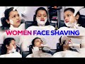 Women Straight Razor Shave | Why should boys have all the fun?🙈🙈