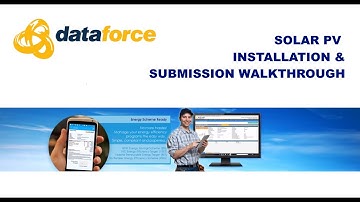 Dataforce Solar PV Installation (with Solar Panel Validation)