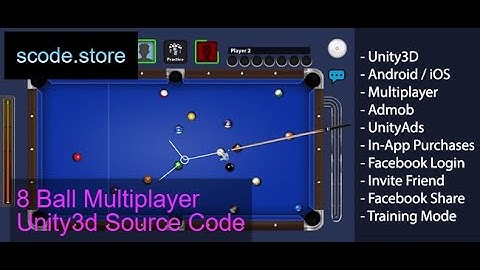 Unity3d Complete Game - 8 Ball Multiplayer - Source Code