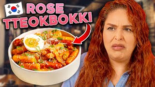 Mexican Moms Try Cooking the Viral Rose Tteokbokki Recipe