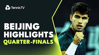 Alcaraz Faces Ruud; Sinner, Medvedev & Dimitrov In Action | Beijing 2023 Quarter-Final Highlights