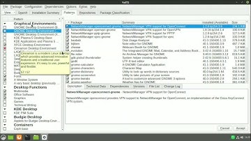 Removal of Cinnamon Desktop using Yast Software Manager in OpenSuse 15.4
