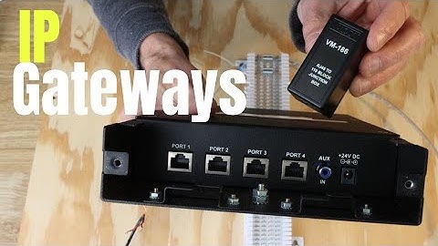 How To Connect Valcom IP Audio Gateways