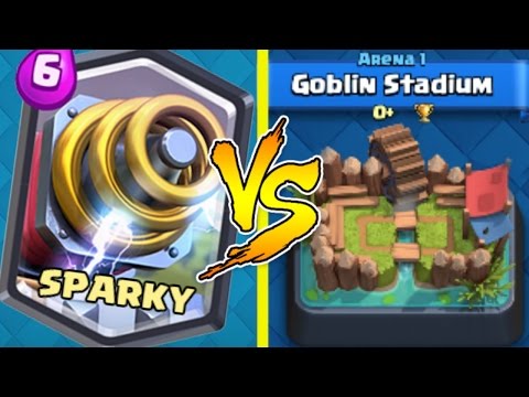 SPARKY TROLLING ARENA 1 | Clash Royale Funny Moments, Wins, Trolling & Legendary Arena 1 Gameplay