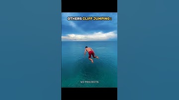 Others cliff jumping vs the last one💀 #trollface #edit #troll #cliffjumping