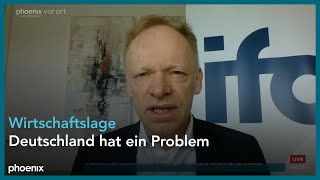 phoenix tagesgespräch mit Prof. Clemens Fuest zur Lage der Wirtschaft in Deutschland am 06.05.24