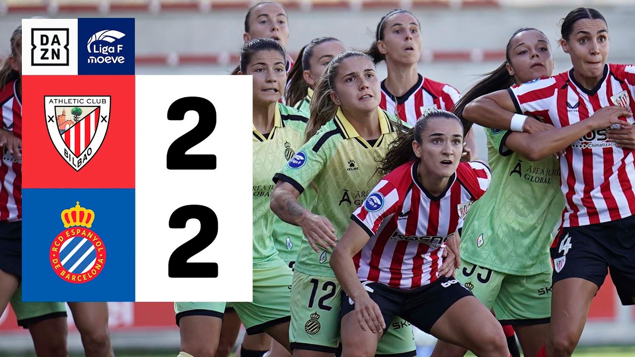 Athletic Club vs RCD Espanyol (2-2) | Resumen y goles | Highlights Liga F