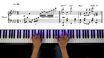 Adele - All Night Parking (with Erroll Garner) Interlude (Piano Cover) + Sheet music