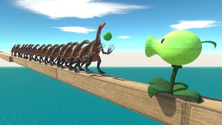 Peashooter vs All Uints - Animal Revolt Battle Simulator