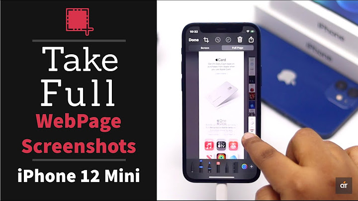 How to take a screenshot with iphone 12 mini