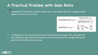 Decision Tree, C4.5 Algorithm & Gain Ratio with example