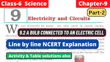 Electricity and Circuits | Class 6 Science Chapter 12 line by line NCERT Explanation | Part 2