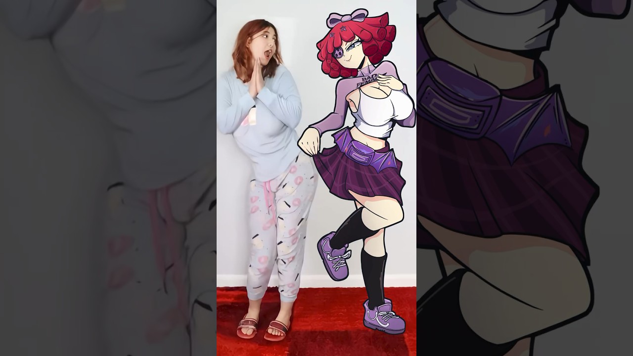 RAGATHA 2D VS 3D 🎭 #cosplay