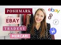 Poshmark vs. Ebay vs. Tradesy vs. Mercari - Is Crosslisting Worth It? Comparing Reseller Platforms