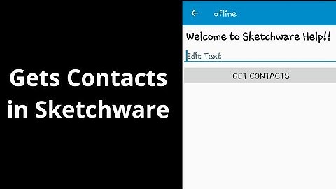 How to get all Contacts in Sketchware