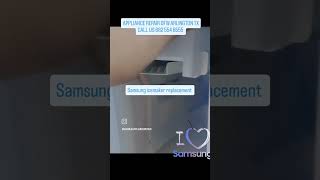 Samsung refrigerator icemaker replacement #appliancerepair #dfw #appliancebootcamp #diy #WeFixIt