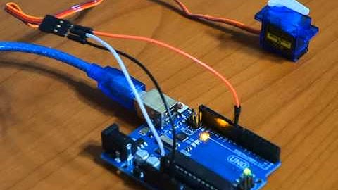 아두이노 서보 모터(SG90) 사용