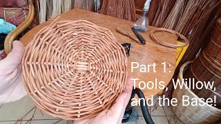 How to Weave a Simple Willow Basket  Part 1: Tools, Willow, and Weaving the Base