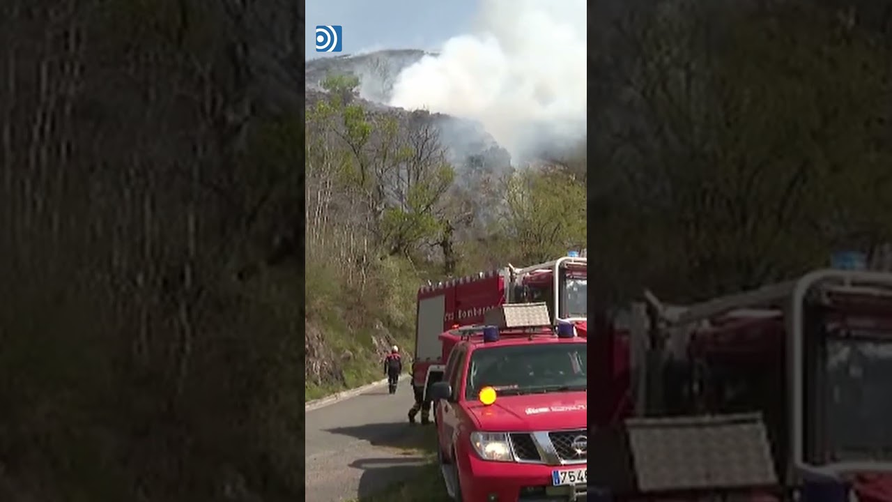 Bomberos de Navarra logran controlar un incendio en el valle de Baztan
