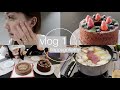 vlog 1 | 巧克力戚風蛋糕 | 火鍋 | 生日前夕破相入院縫了XX針