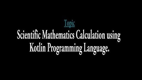 How to calculate sine, cos, power, exp, tan with kotlin language