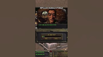 Fallout NPCs are Clueless #fallout #shorts