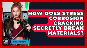 How Does Stress Corrosion Cracking Secretly Break Materials? - How Things Break