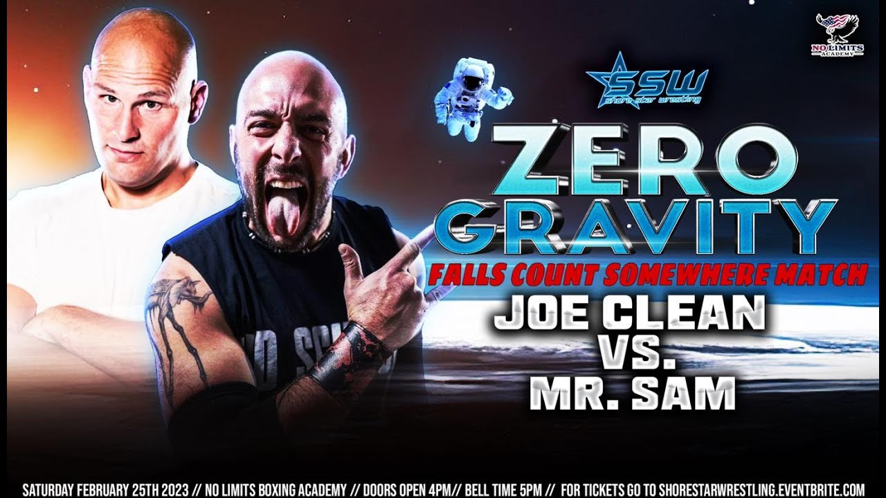 Joe Clean vs Mr. Sam - Falls Count Somewhere - SSW: Zero Gravity 2/25/23 Rio Grande, NJ