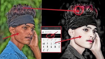 Oil paint Photo Editing || Full Hindi Tutorial || Hair Oil Paint || Face White +Face Smooth 2022