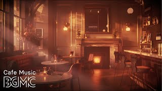 Crackling Fireplace &amp; Relaxing Piano Jazz Music - Instrumental Jazz Lounge Ambience