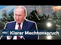 HEFTIGE ANSAGE: Darum droht Putin dem Westen mit "militärisch-technischen" Maßnahmen | WELT Dokument