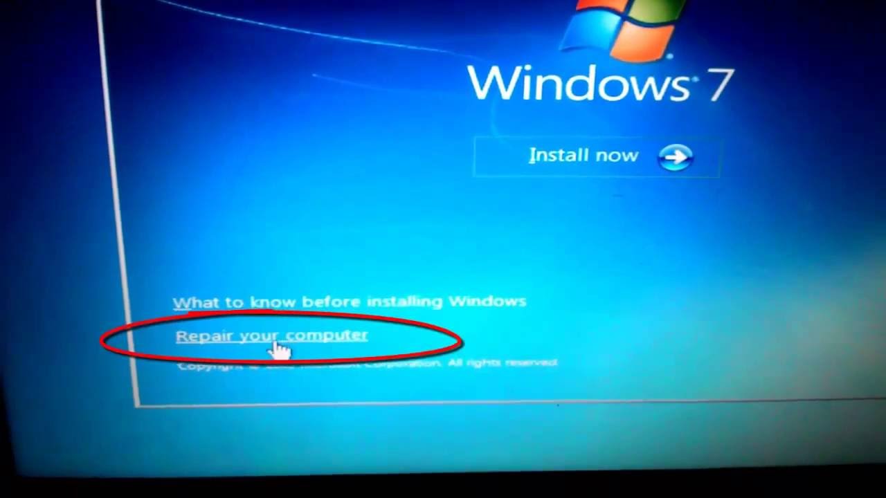 Hasil carian imej untuk laptop gagal masuk windows