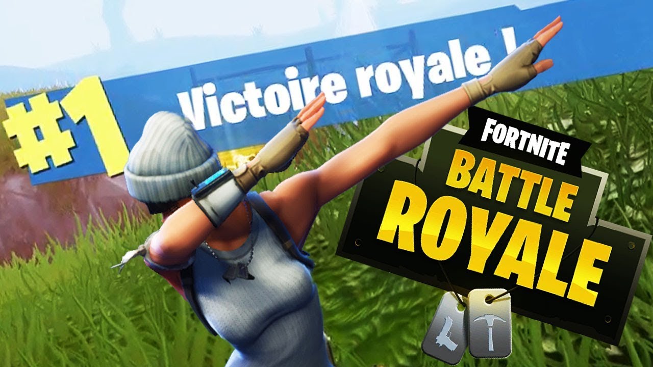 PREMIÈRE VICTOIRE À FORTNITE !!!! - Battle Royale - YouTube
