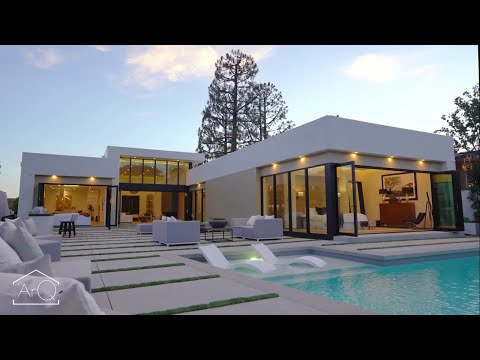 Video: Espectacular casa con impresionantes vistas panorámicas en las colinas de Hollywood