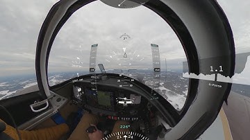 VR demo footage — Telemetry Overlay